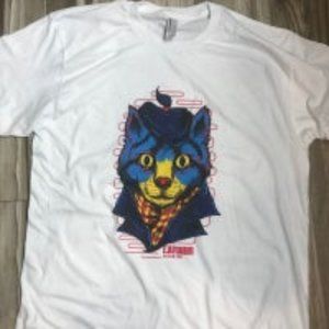American Apparel Cat Trippy Men's Shirt